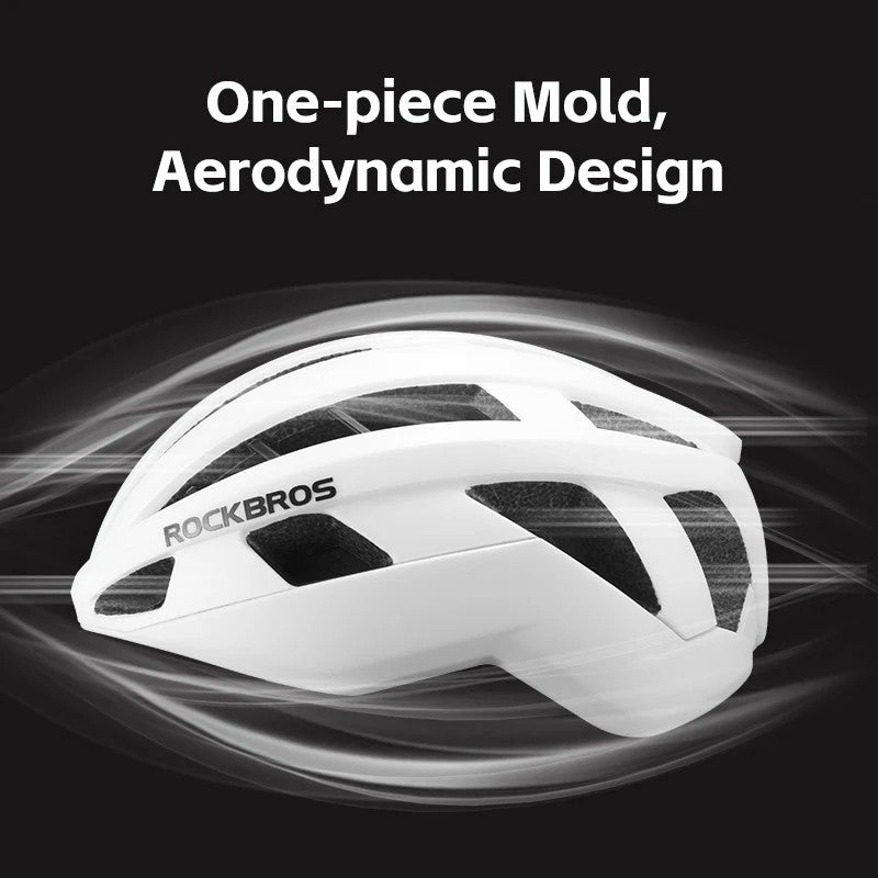 ROCKBROS LK-11 Anquetil Cycling Helmet Head Protection PC+EPS Shock-Absorbed Helmet (CE) ROCKBROS LK-11 Anquetil Cycling Helmet Head Protection PC+EPS Shock-Absorbed Helmet (CE)